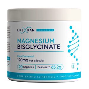 BISGLICINATO DE MAGNÉSIO 90 cápsulas.