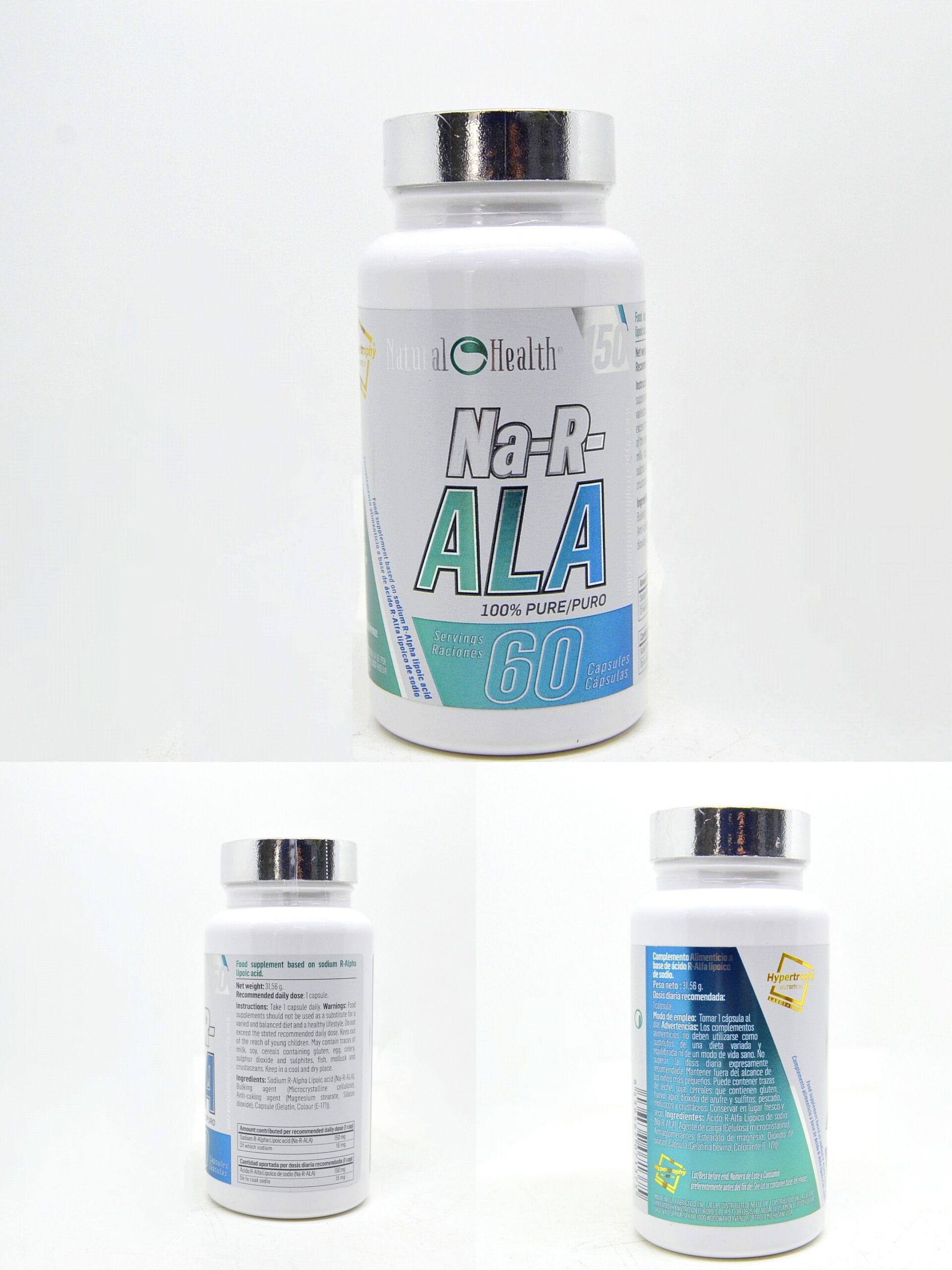 Ácido Na-R-Alfa Lipoico | Antioxidante NA-R-ALA | 60 Cápsulas - Image 2