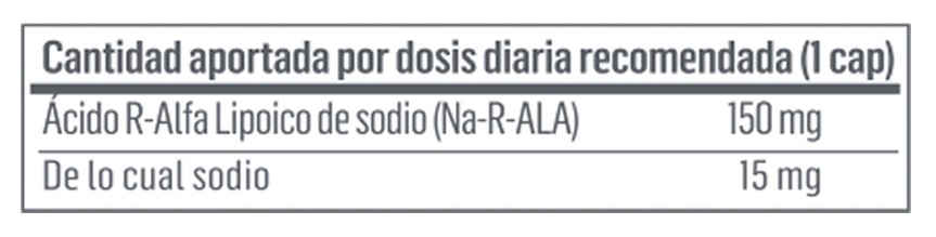 Ácido Na-R-Alfa Lipoico | Antioxidante NA-R-ALA | 60 Cápsulas - Image 3