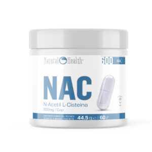 NAC 600mg | N-Acetilcisteína | 60 Cápsulas