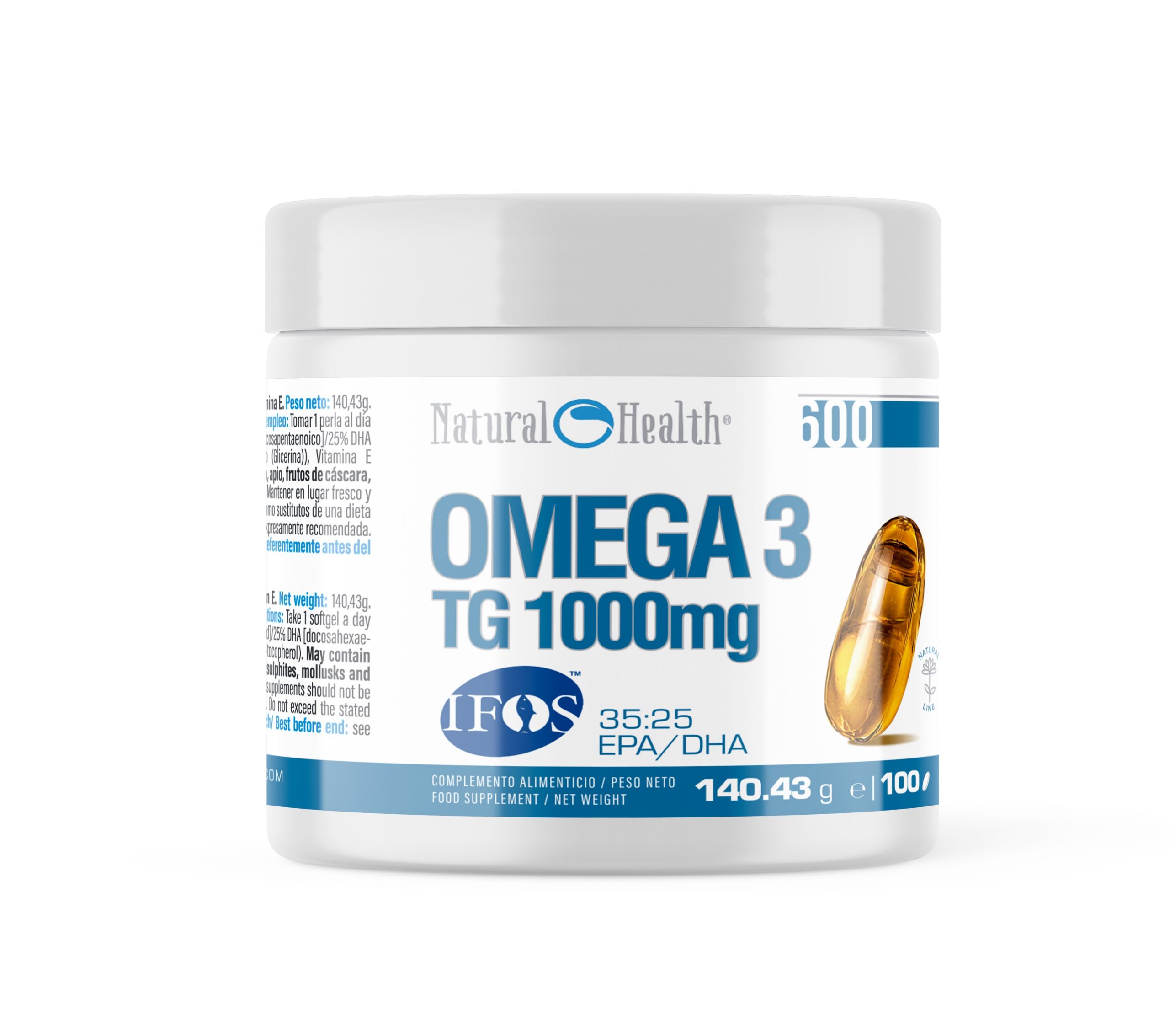 ÔMEGA 3 35/25 IFOS 100 CÁPSULAS GELATINOSAS 1GR/CÁPSULA