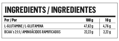 BCAA + Glutamina | Aminoácidos + Glutamina | 315g - Image 3
