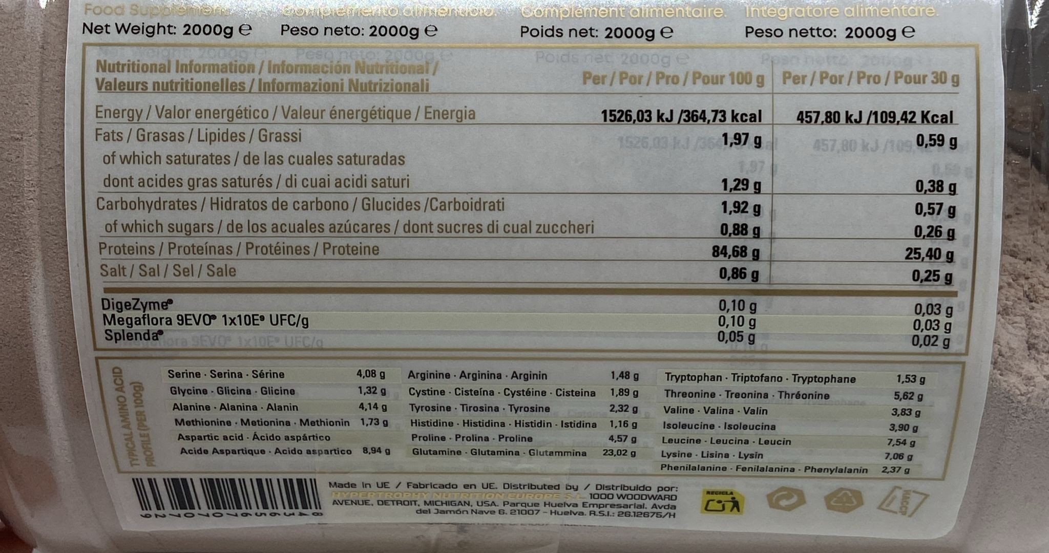 Proteína Whey Número Um 90% | Proteína Whey | 2kg - Image 4