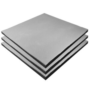 Piso/Chão/Pavimento/Tapetes - Pack de 20 peças de borracha cinzento premium de alta densidade (100x100cm)
