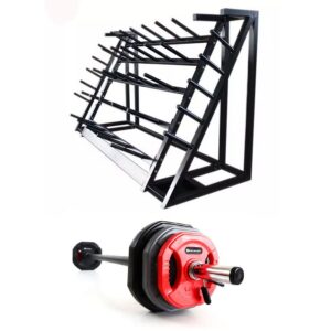 Suporte rack para corpo de discos e barras+20 kits